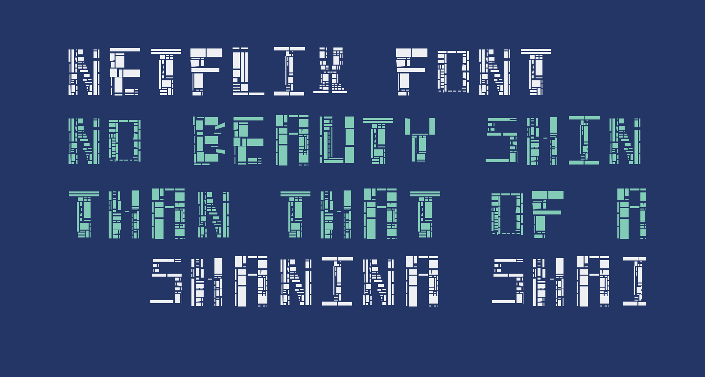 netflix font maker