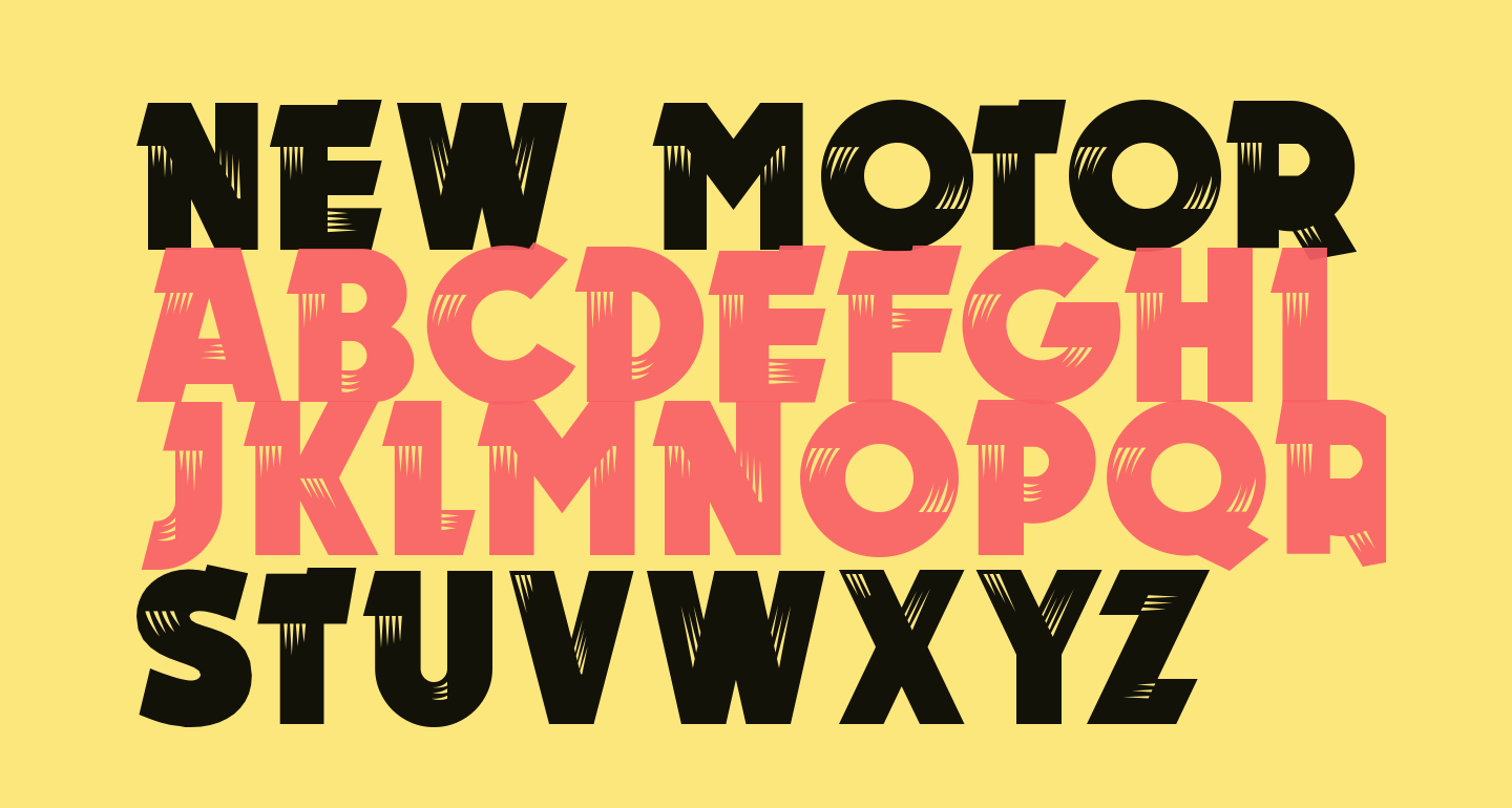 New MOTOR free Font - What Font Is