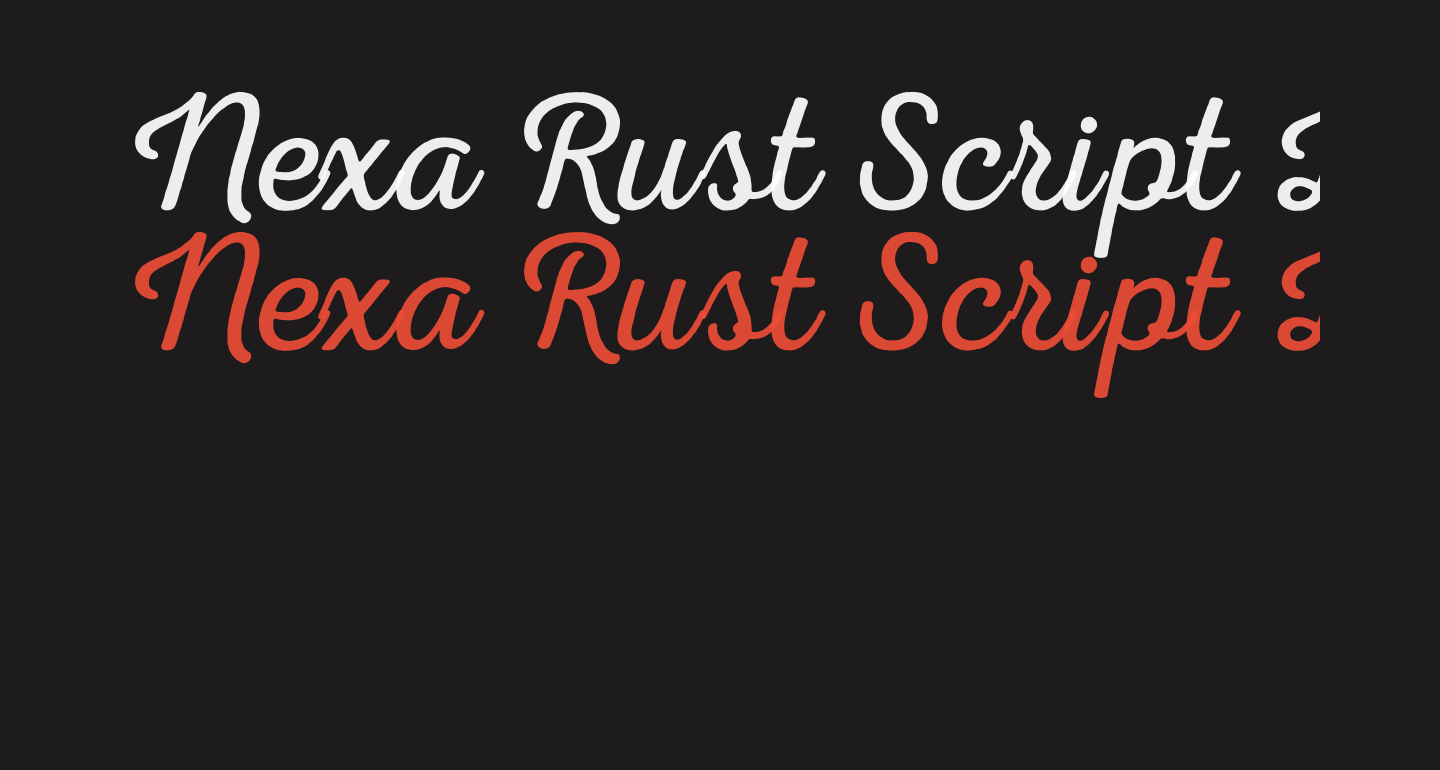  Nexa Rust Script  L 0 free Font What Font Is