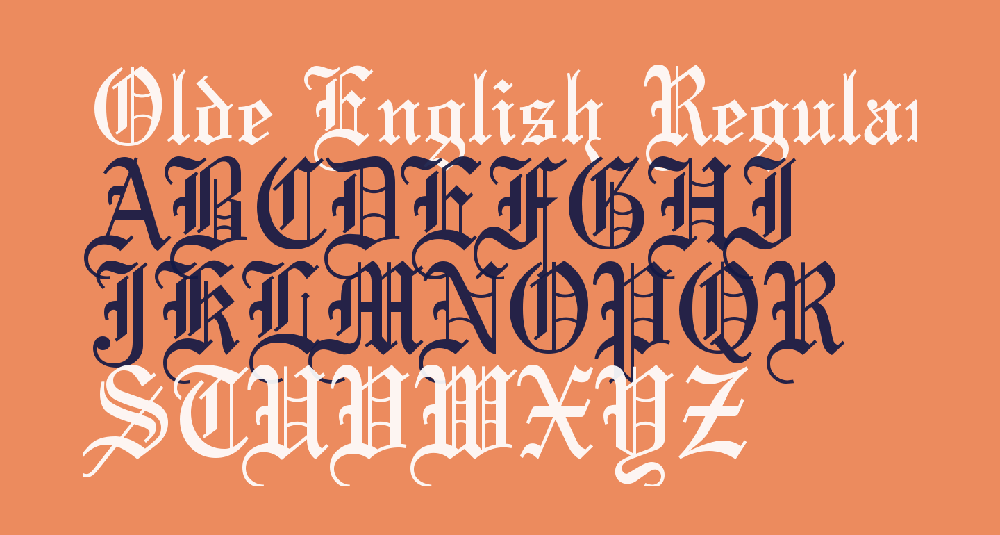 old english letters font free for converter