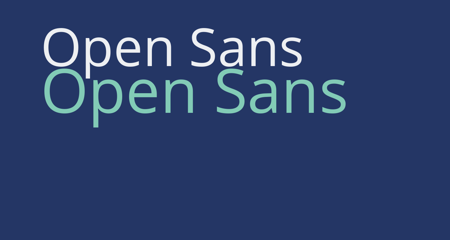 Open Sans  free Font  What Font  Is