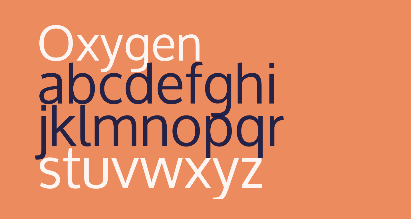 Oxygen free Font - What Font Is