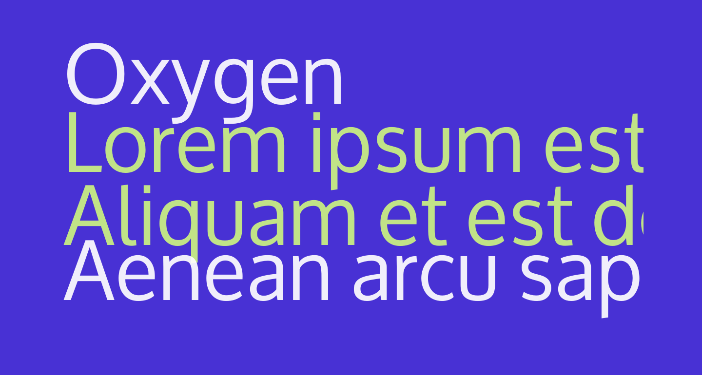 Oxygen free Font - What Font Is