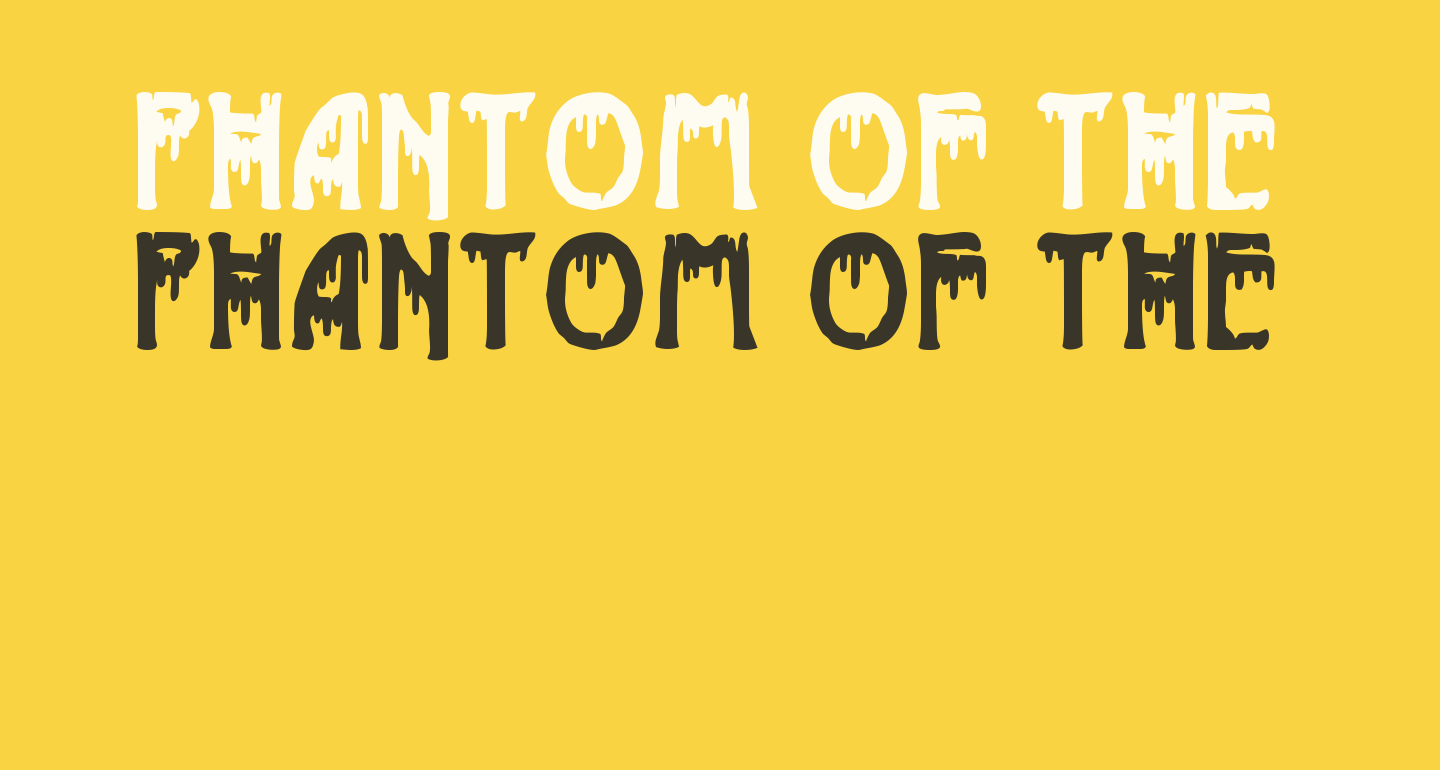 Phantom of the Opera free Font - What Font Is