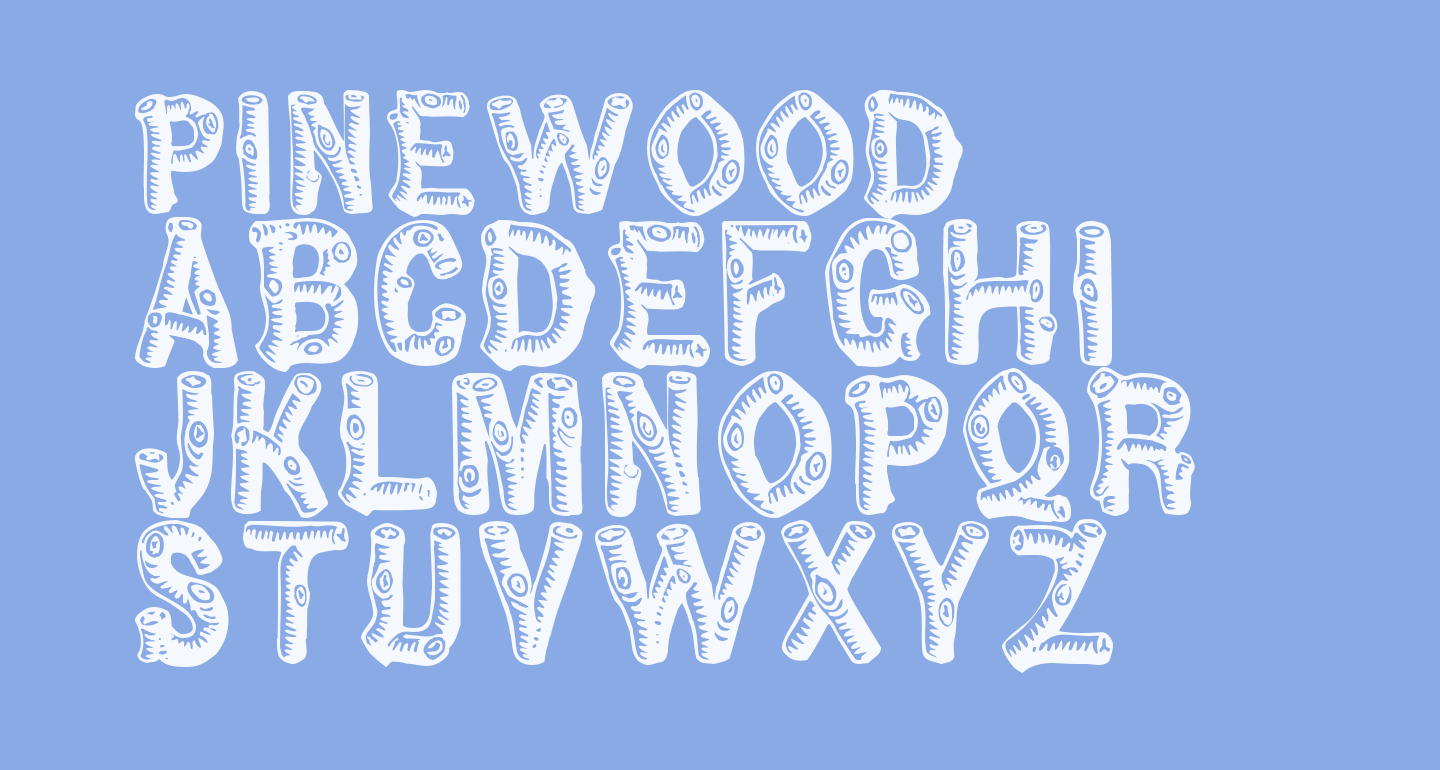 Pinewood free Font What Font Is