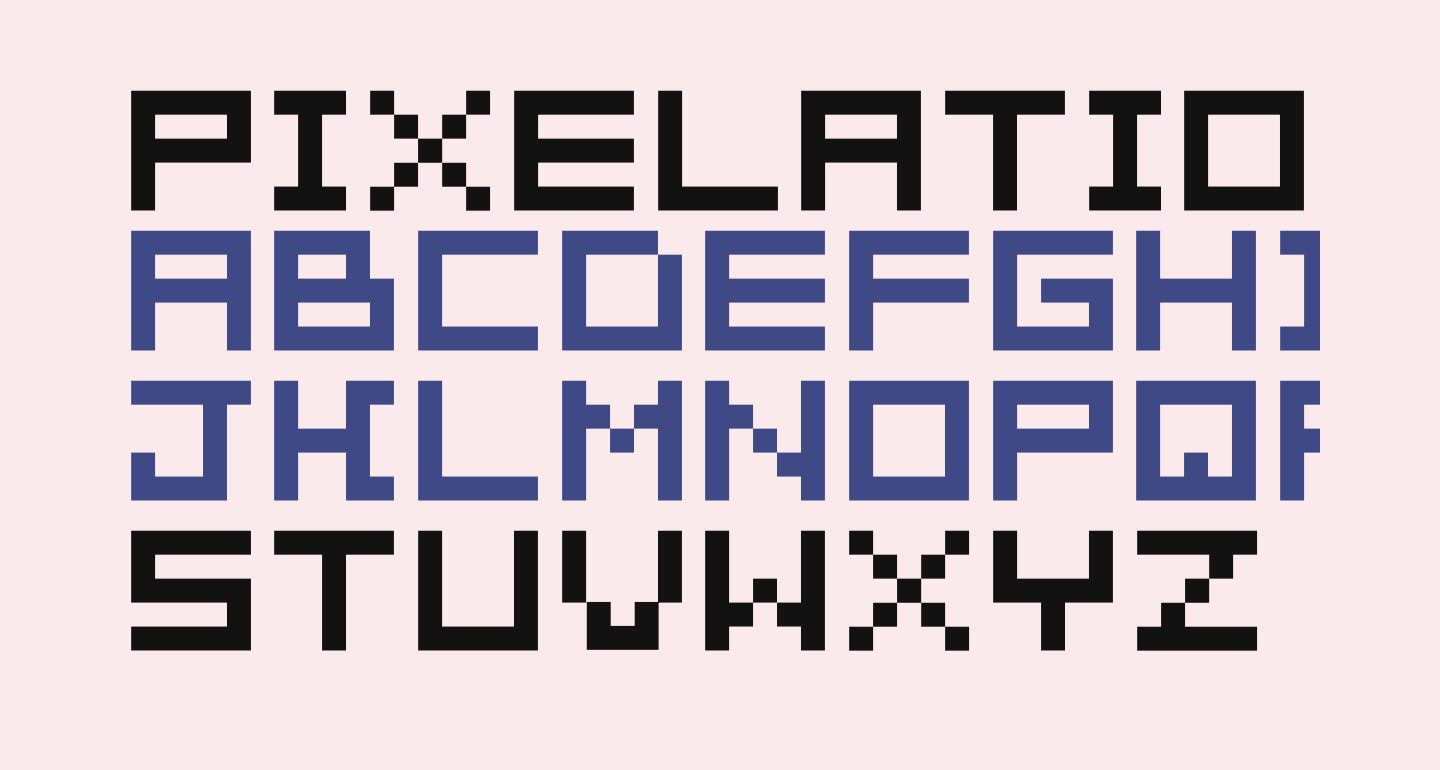 Pixelation free Font What Font Is