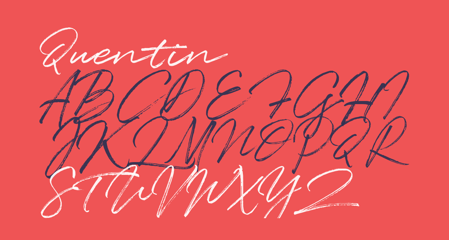 Quentin free Font What Font Is
