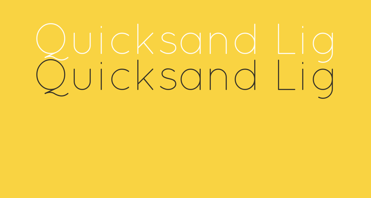 Quicksand Light free Font - What Font Is