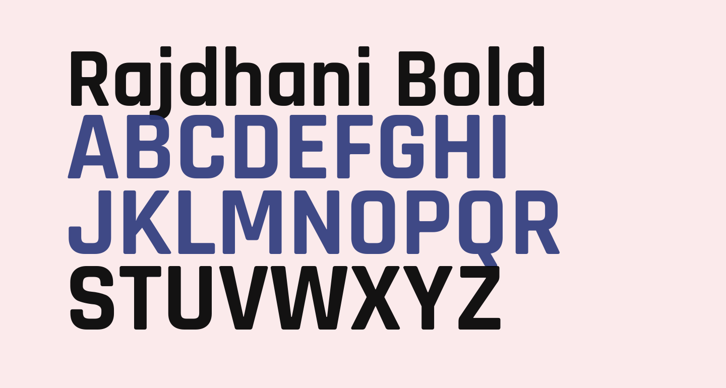 Rajdhani Bold free Font What Font Is