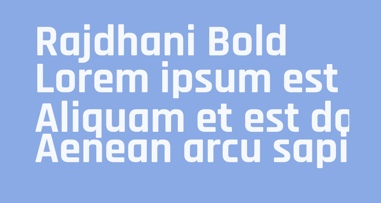 Rajdhani Bold free Font What Font Is