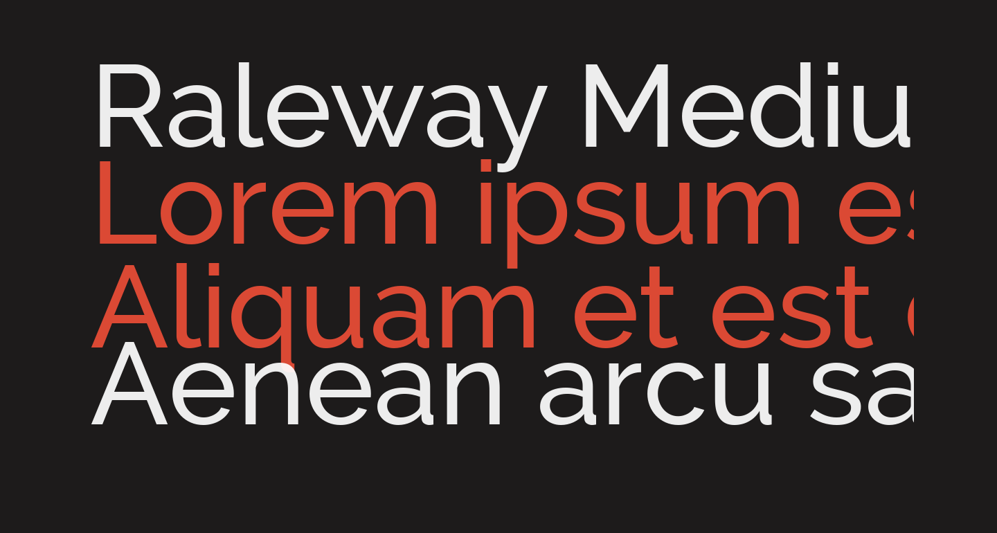 download font raleway medium