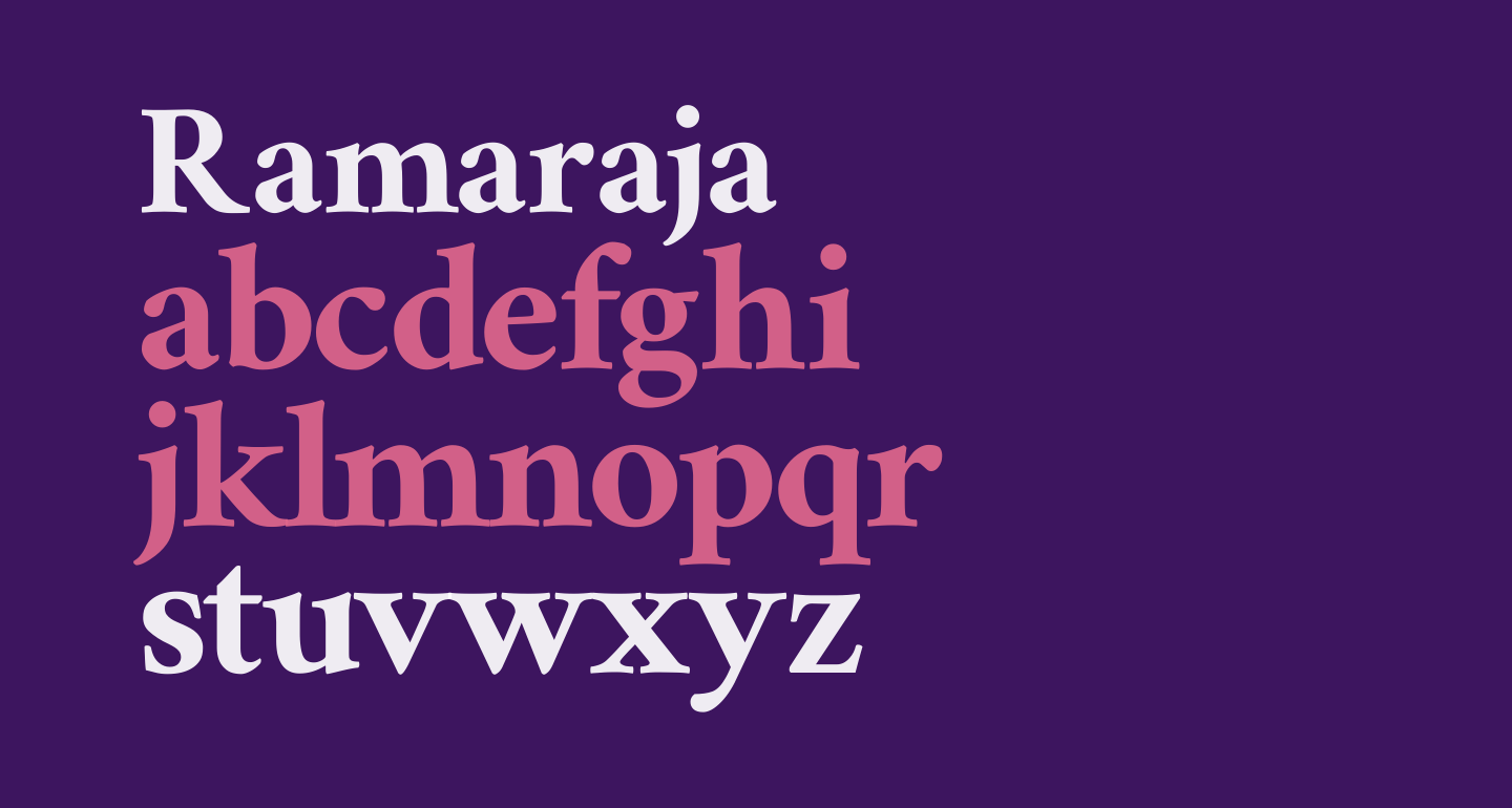 Ramaraja free Font - What Font Is