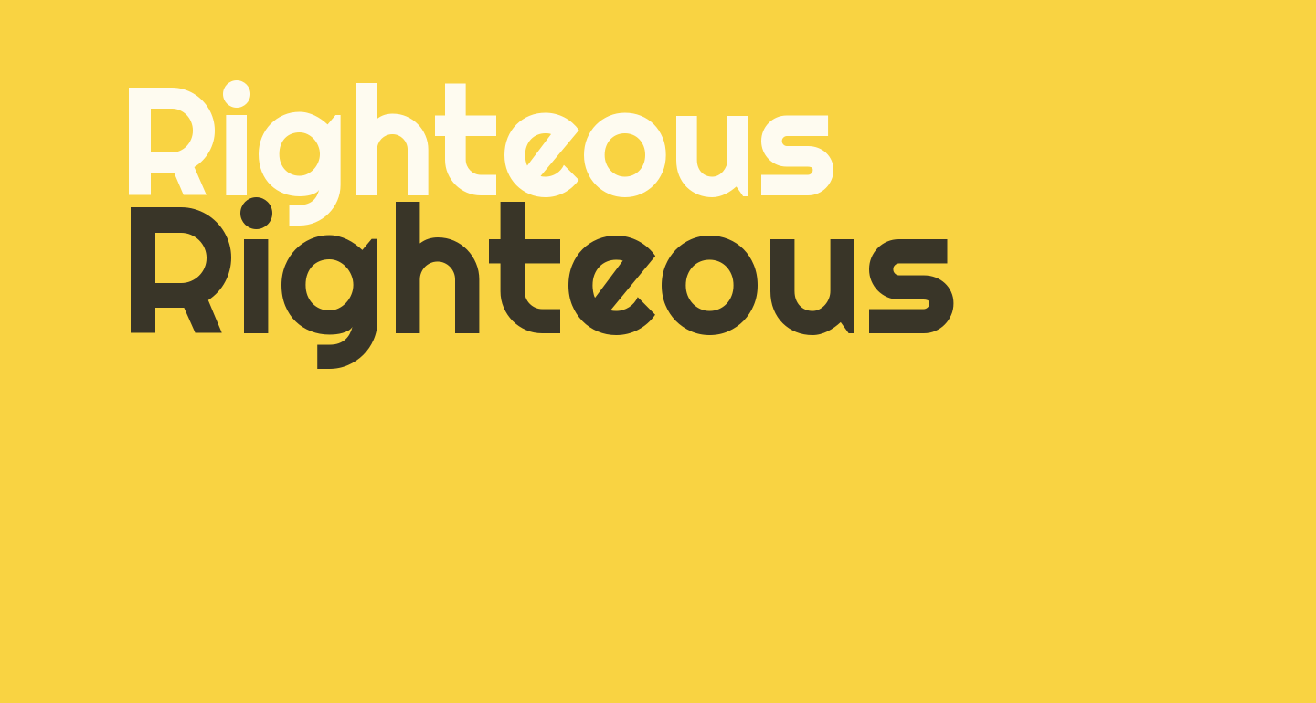 Righteous free Font - What Font Is