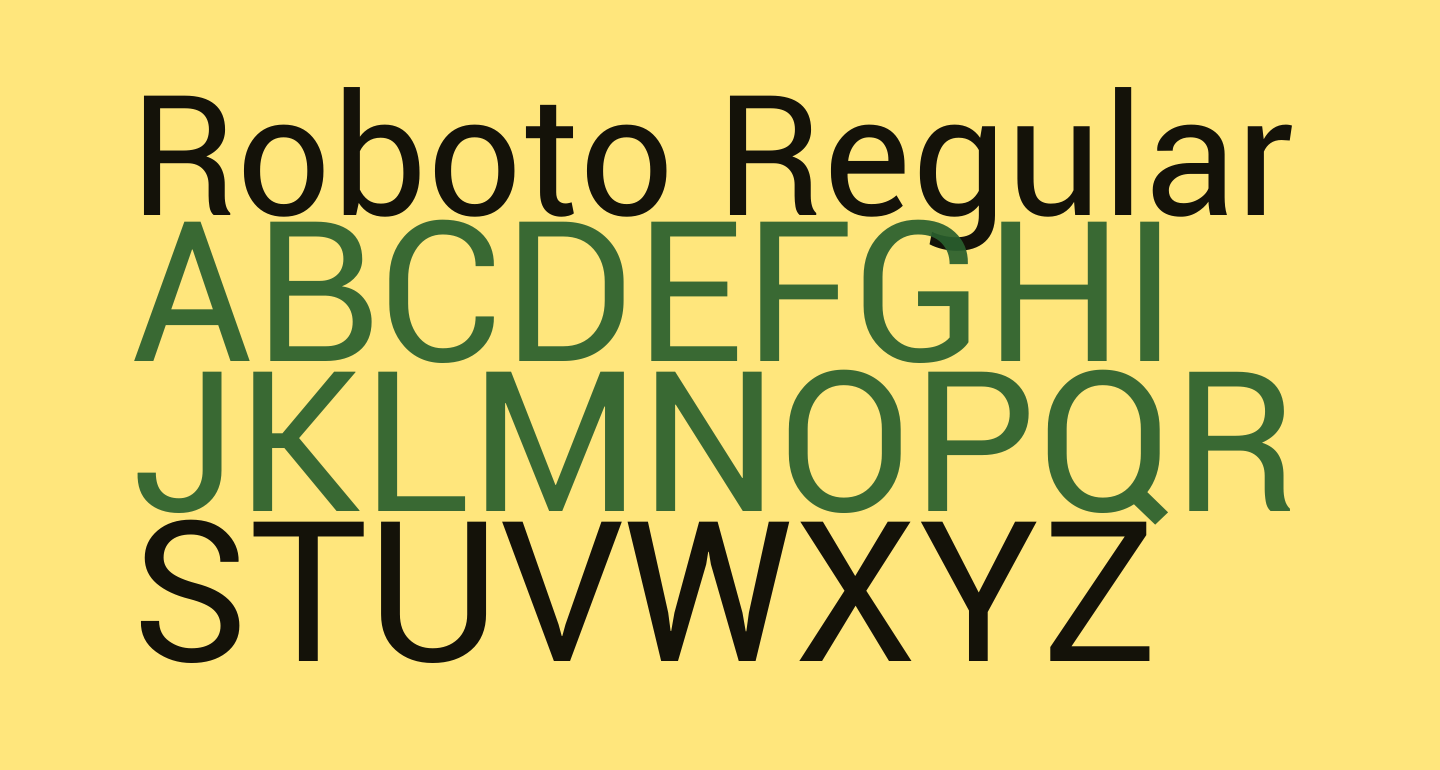 download roboto font for windows