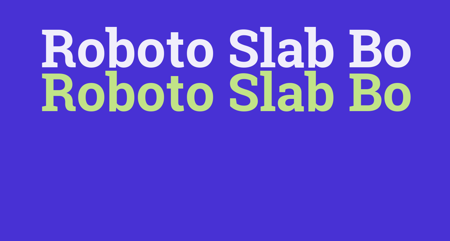 Roboto Slab Bold free Font - What Font Is