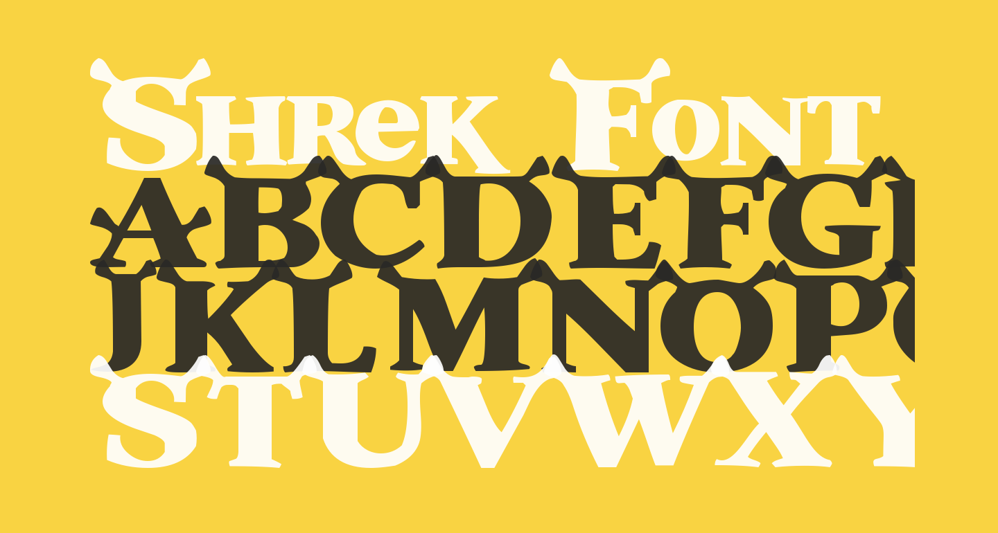 Shrek Font