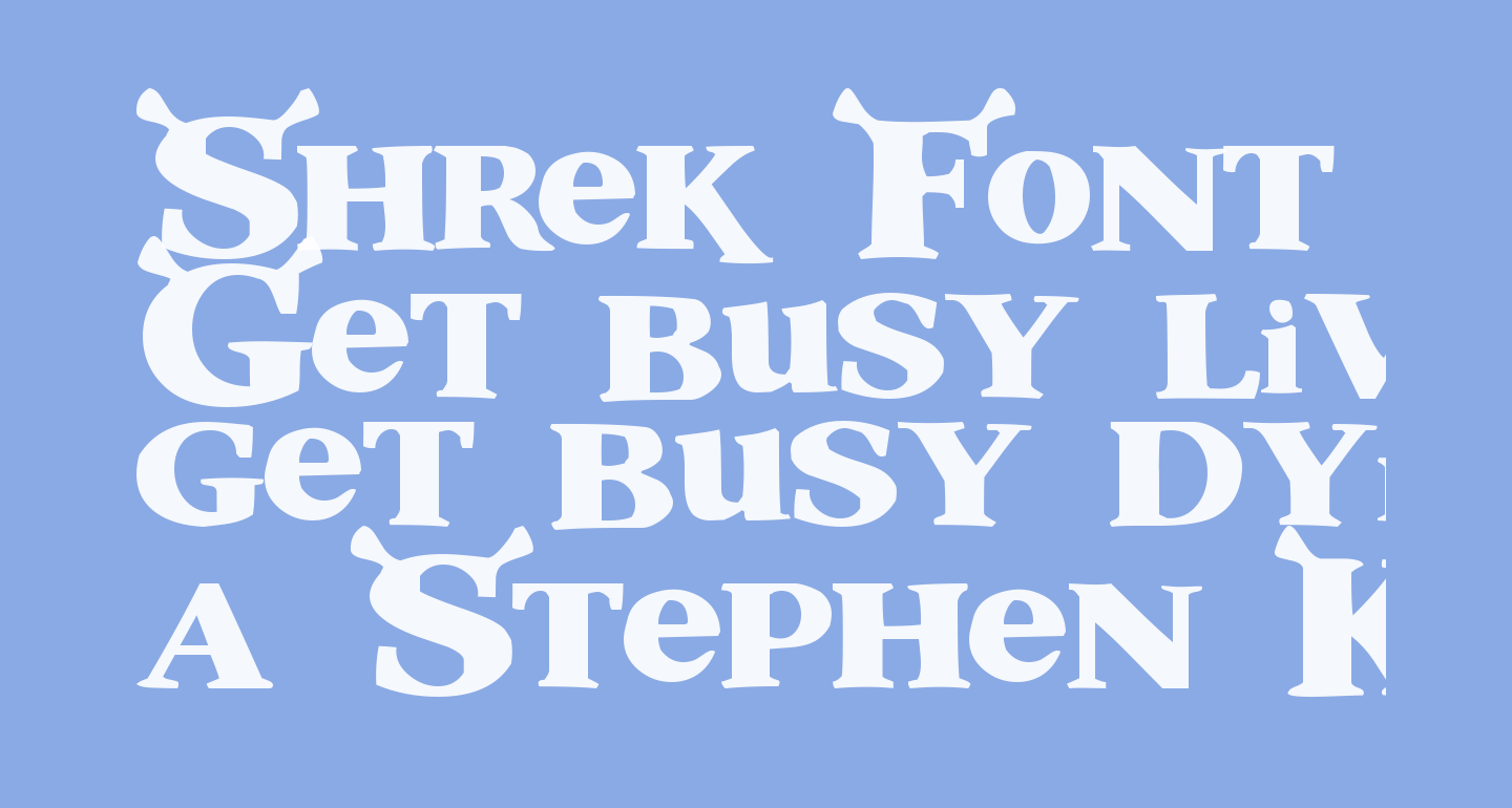 Shrek free Font - What Font Is