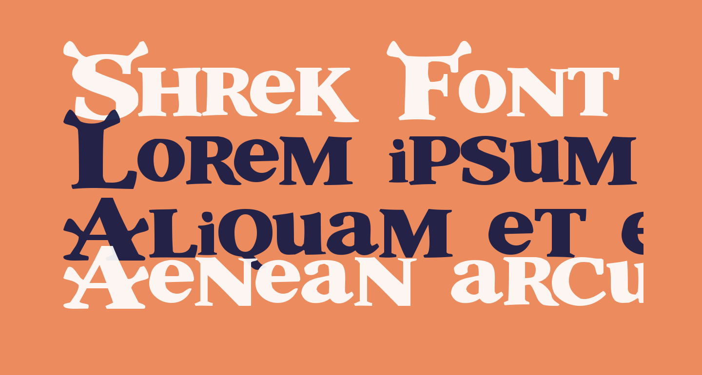 Shrek Font