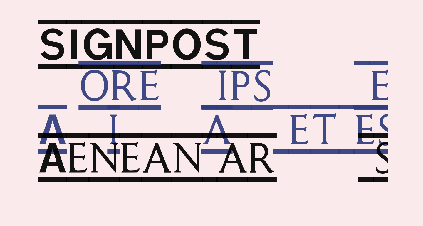 signpost transition definition signpost transition definition