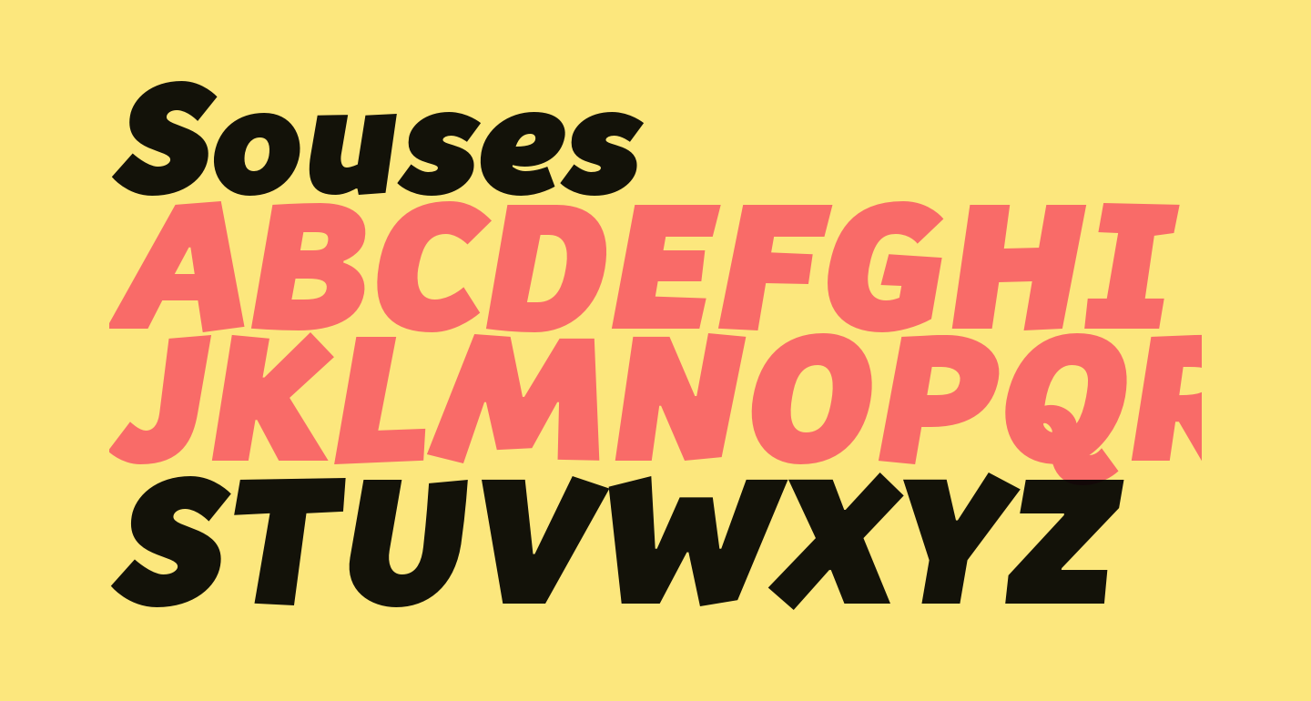 Souses Free Font - What Font Is