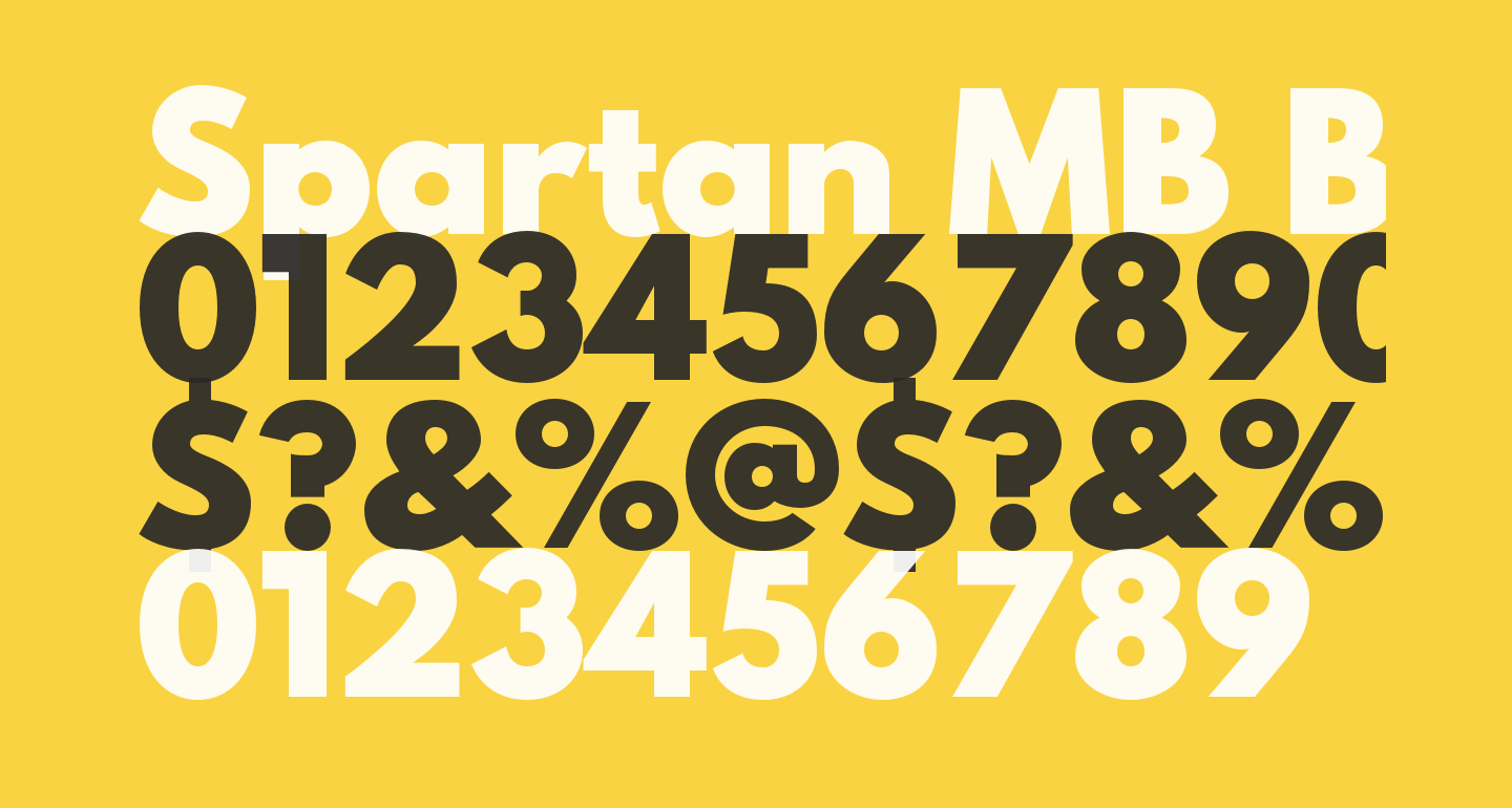 Spartan MB Black free Font - What Font Is