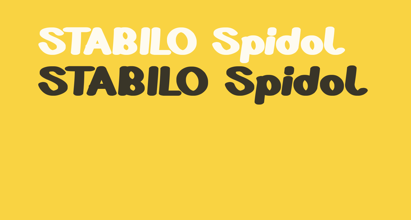 STABILO Spidol free Font - What Font Is