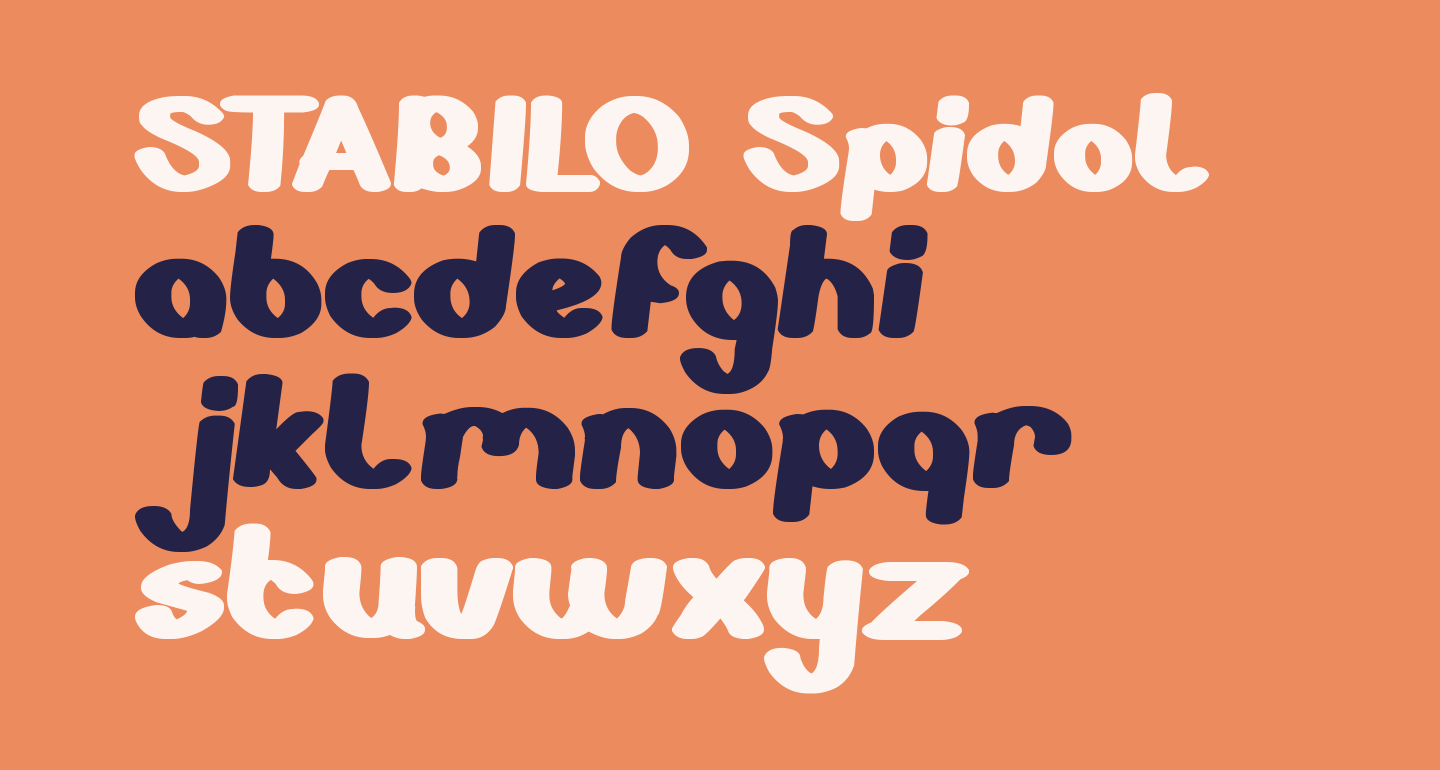 STABILO Spidol free Font - What Font Is