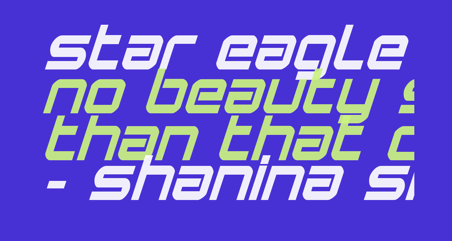 eagle bold typeface otf