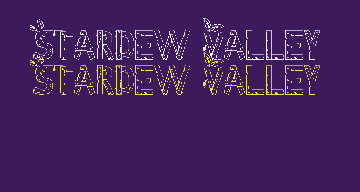 Stardew Valley All Caps free Font - What Font Is