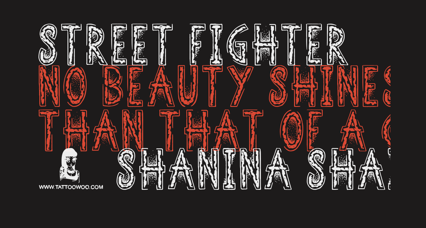 street fighter 4 fonts