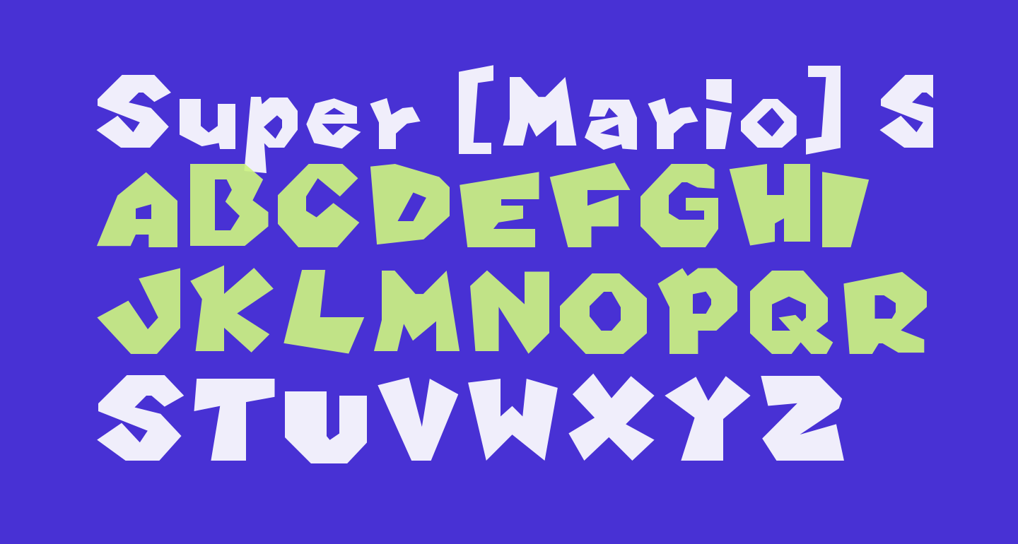 Super Mario Script 3 Free Font What Font Is Free Download Nude Photo Gallery 1905