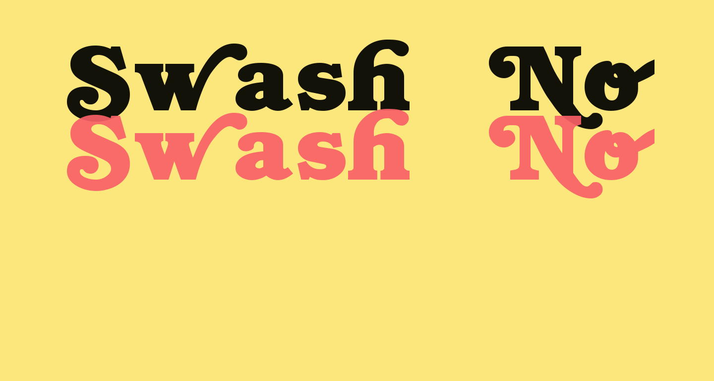 bookman swash typeface