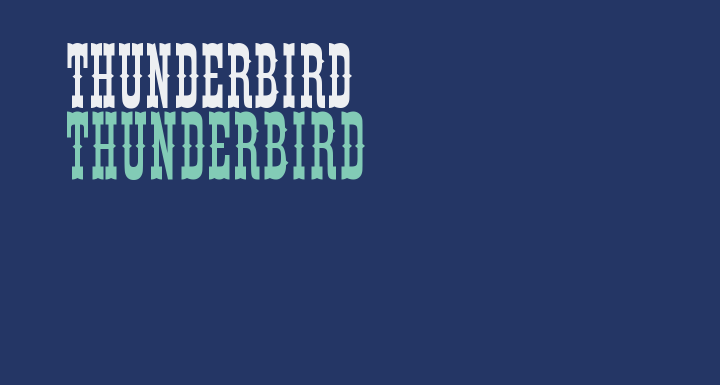 Thunderbird free Font - What Font Is