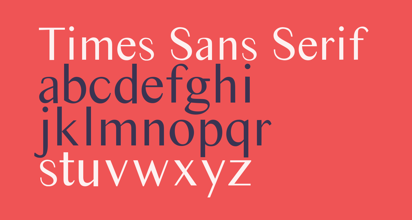 popular sans serif typeface nyt