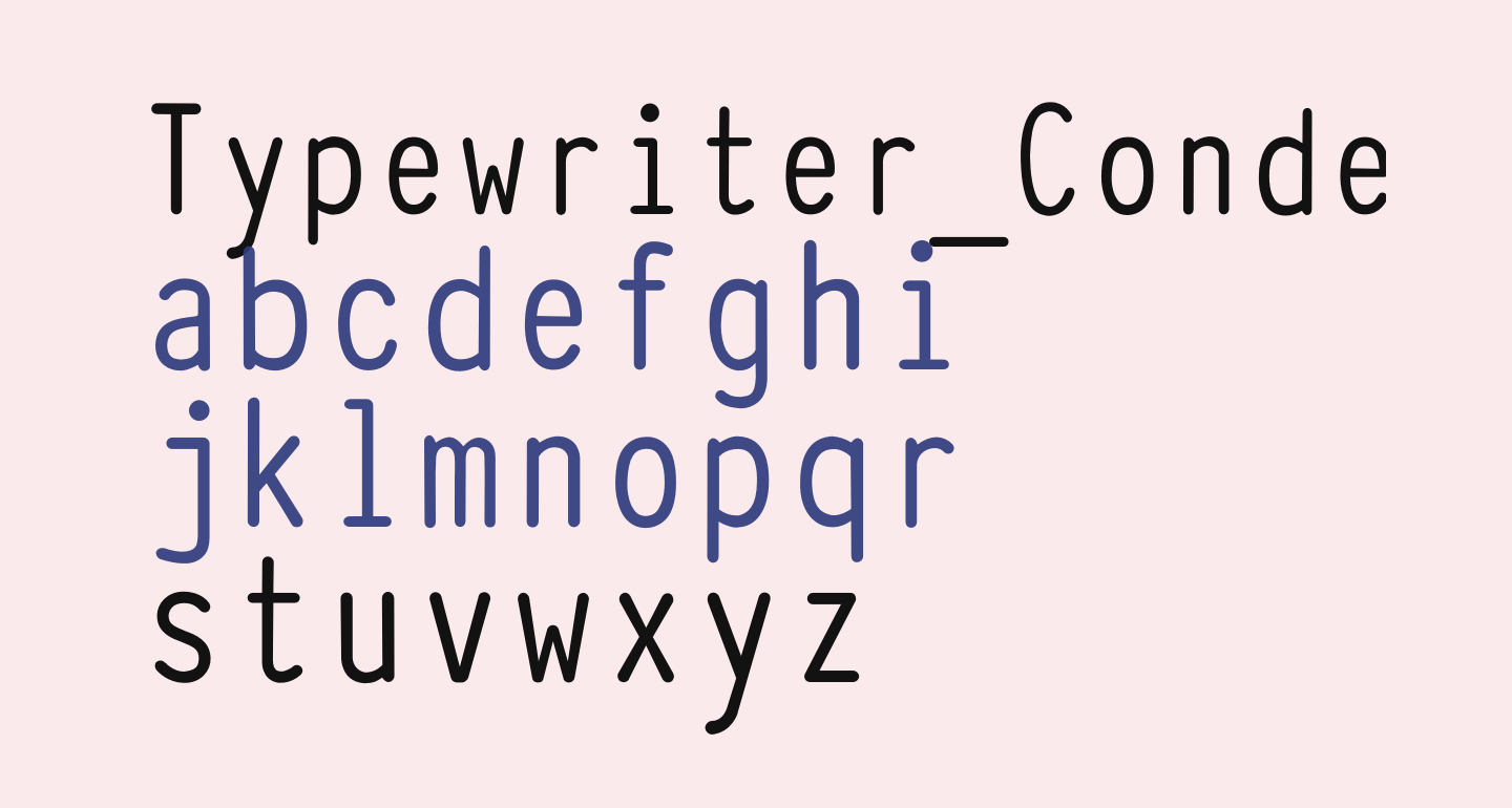 American Typewriter Font For Windows