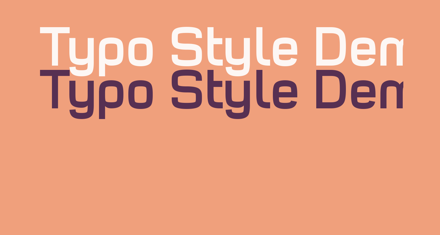 Typo Style Demo Bold free Font - What Font Is