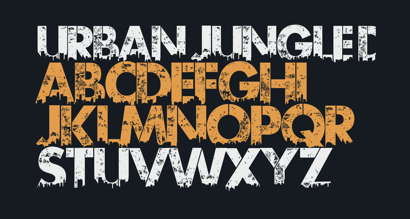 Urban Jungle Demo Free Font What Font Is