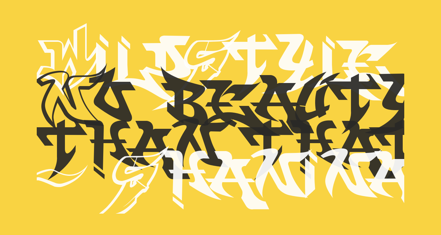 WildStyle_Basic free Font - What Font Is