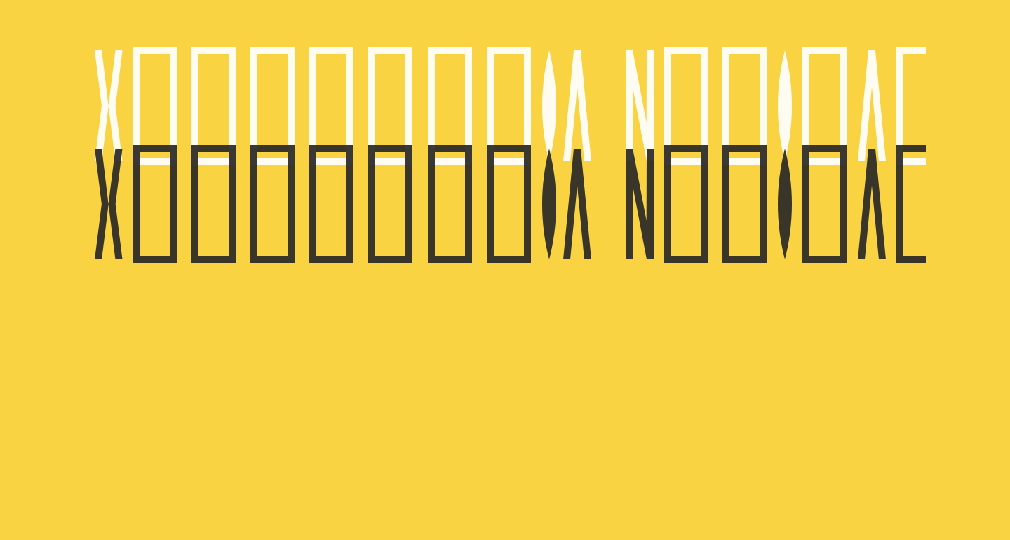 Xenophobia Nominal free Font What Font Is