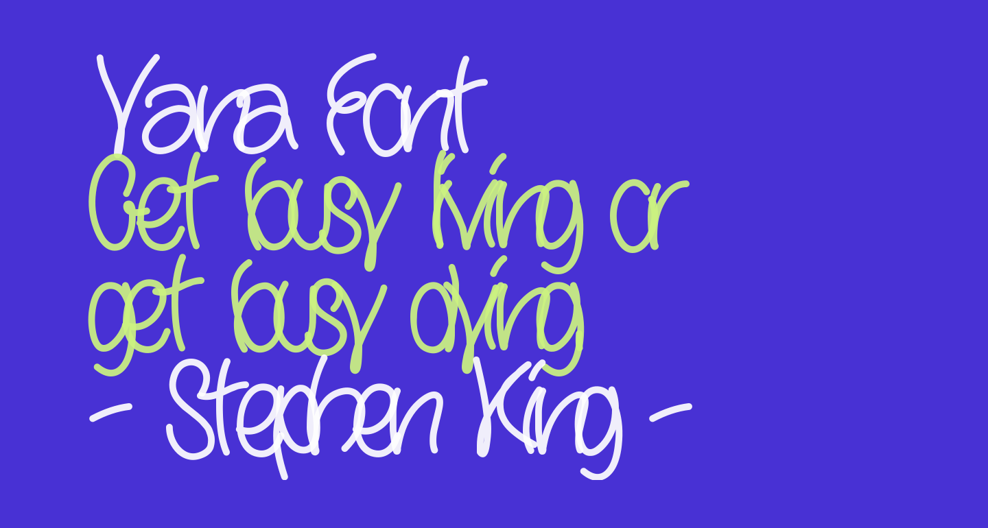 yana font free download