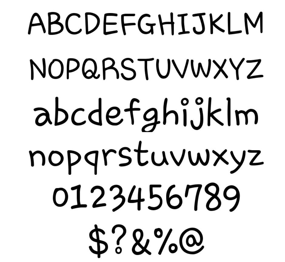 Choco cooky font by Samsung
