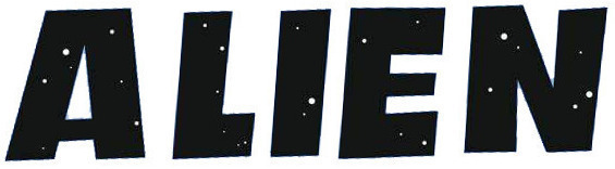 ALIEN (Searching this text font)