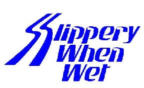 bon jovi slippery when wet font
