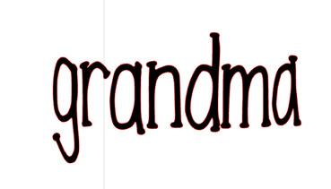 grandma Font sample to identify the typeface on WhatFontIs