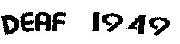 DEAF Font sample uploaded by charmingst to identify the typeface on WhatFontIs