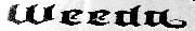 Weeda Font sample uploaded by charmingst to identify the typeface on WhatFontIs