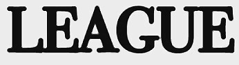 LEAGUE  Font sample to identify the typeface on WhatFontIs