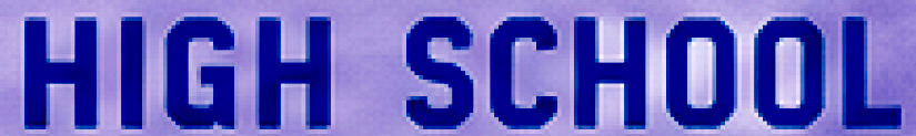 HIGH SCHOOL Font sample to identify the typeface on WhatFontIs