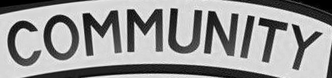 COMMUNITY Font sample to identify the typeface on WhatFontIs