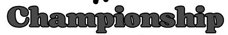 Championship Font sample to identify the typeface on WhatFontIs
